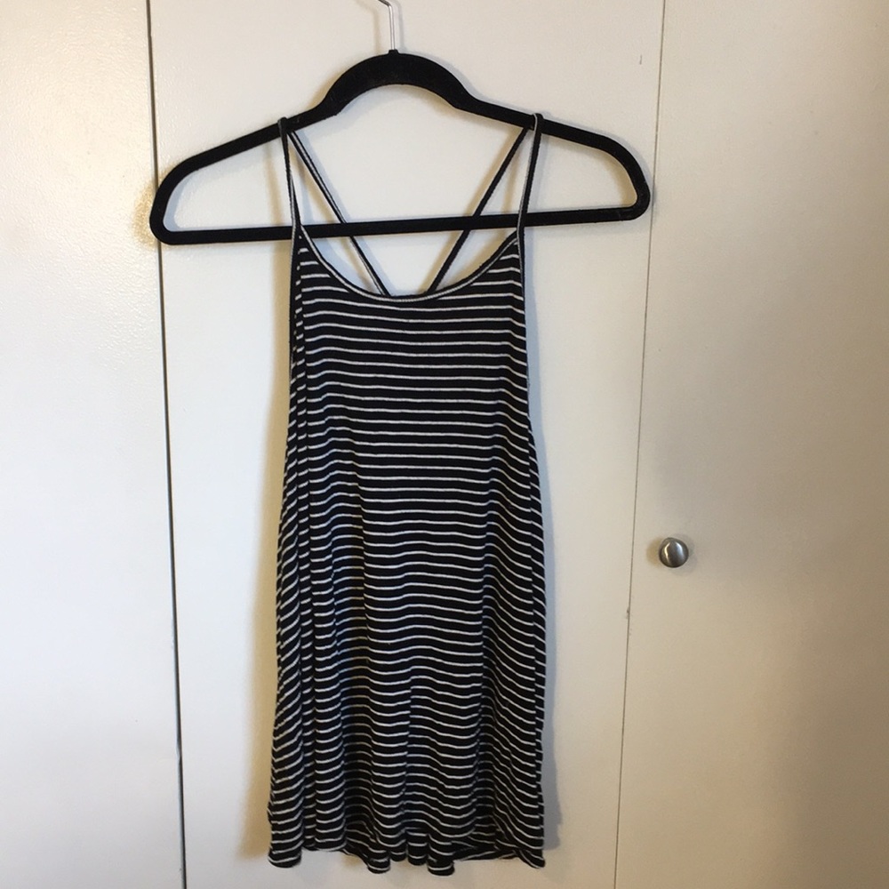 OLD NAVY RACER BACK FLOWY TANK TOP